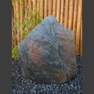 Schiefer Felsen schwarz rot 73cm hoch
