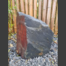 Schiefer Monolith schwarz-bunt 48cm hoch