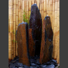 Triolithen Quellsteine grau-brauner Schiefer 150cm