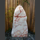Ice Monolith Brunnen weiß-rosa 100cm