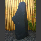 Monolith schwarzer Schiefer 110cm hoch