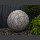 Boule en granite gris 40cm 