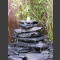Cascade fontaine de jardin complet ardoise gris-noir 7 pièces