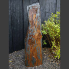 Monoliet van grijs-bruin Leisteen 141cm hoog