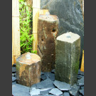 Bronsteen Triolieten Basaltzuilen 50cm